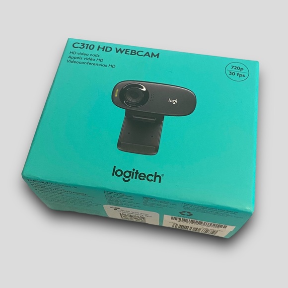 NWT Logitech C310 HD WEBCAM Essential HD 720p Video Calling - Picture 2 of 12